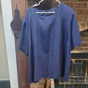 Maggie Barnes Deep Blue Top